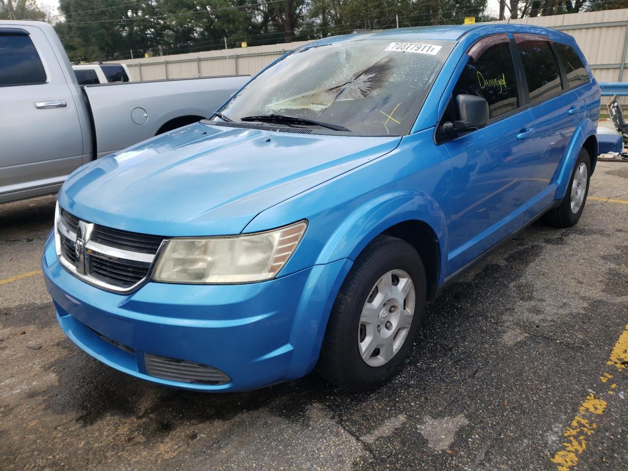 Photo 2 from auction – 2009 DODGE JOURNEY SE with VIN 3D4GG47B99T529913