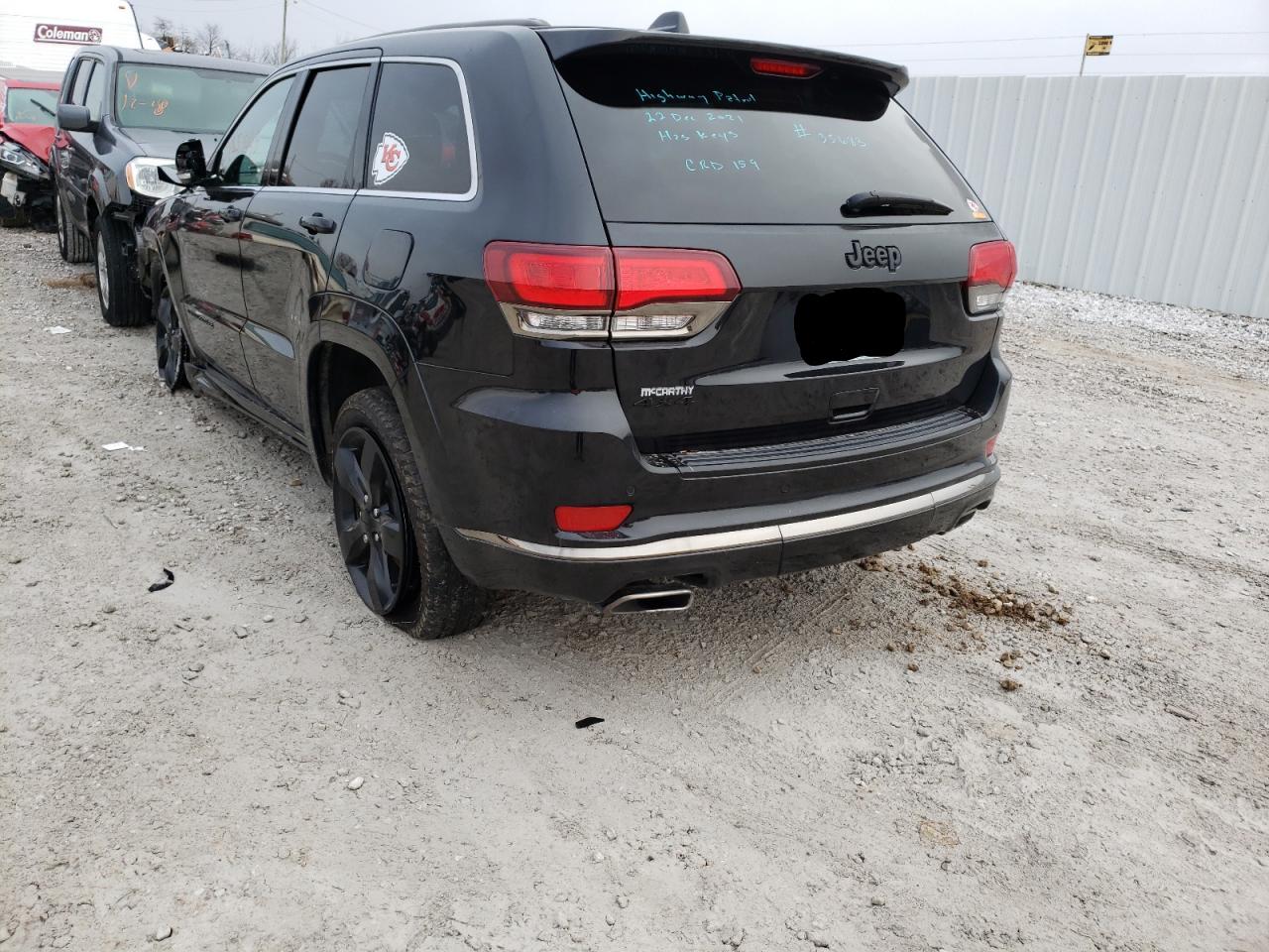 Photo 3 from auction – 2015 JEEP GRAND CHER with VIN 1C4RJFCG9FC150647
