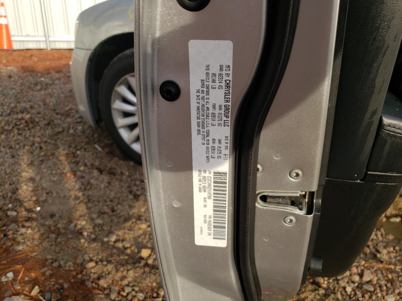 Photo 10 from auction – 2012 CHRYSLER 300 with VIN 2C3CCAAG2CH107366