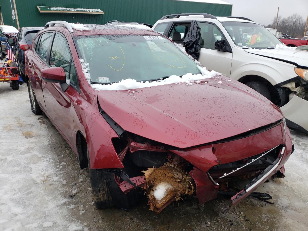 SUBARU IMPREZA PR 2017 with VIN 4S3GTAB65H3704055 - Photo from auction