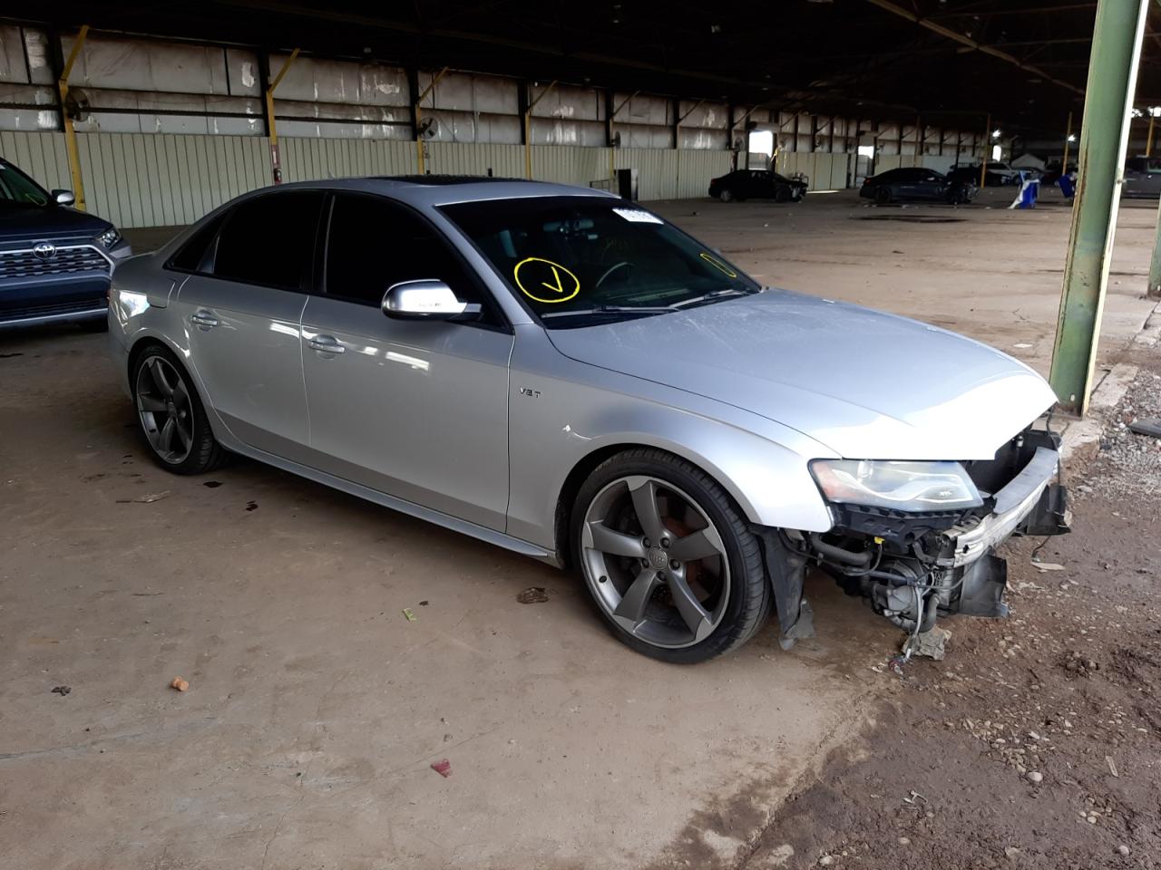 AUDI S4 PREMIUM 2011 with VIN WAUBGAFLXBA126789 - Photo from auction
