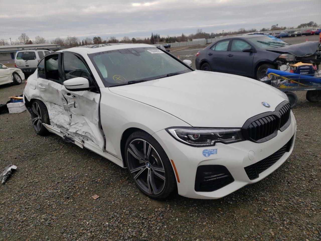 BMW 330E 2021 with VIN 3MW5P7J06M8B58294 - Photo from auction