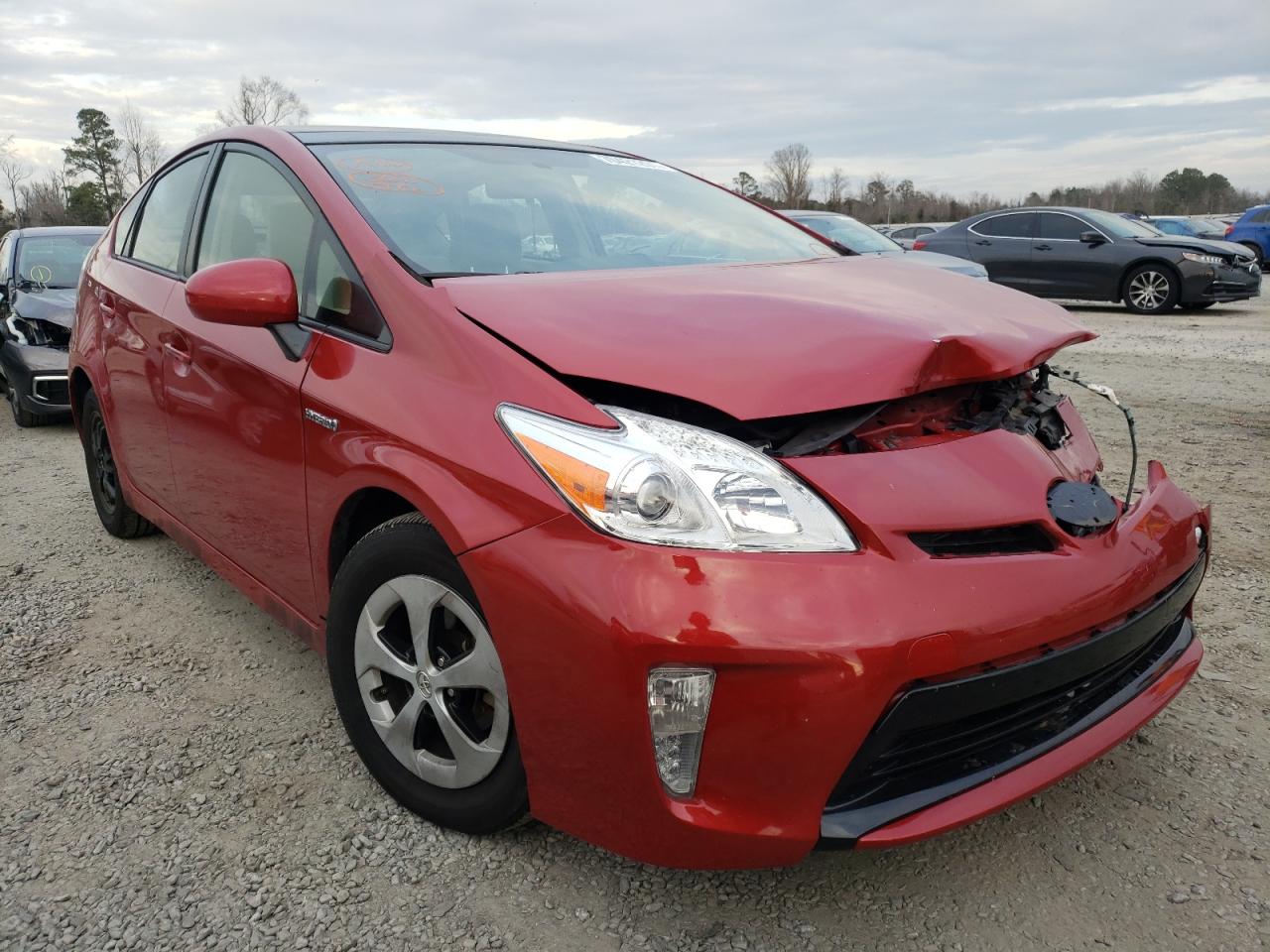 TOYOTA PRIUS 2012 with VIN JTDKN3DU7C1514032 - Photo from auction