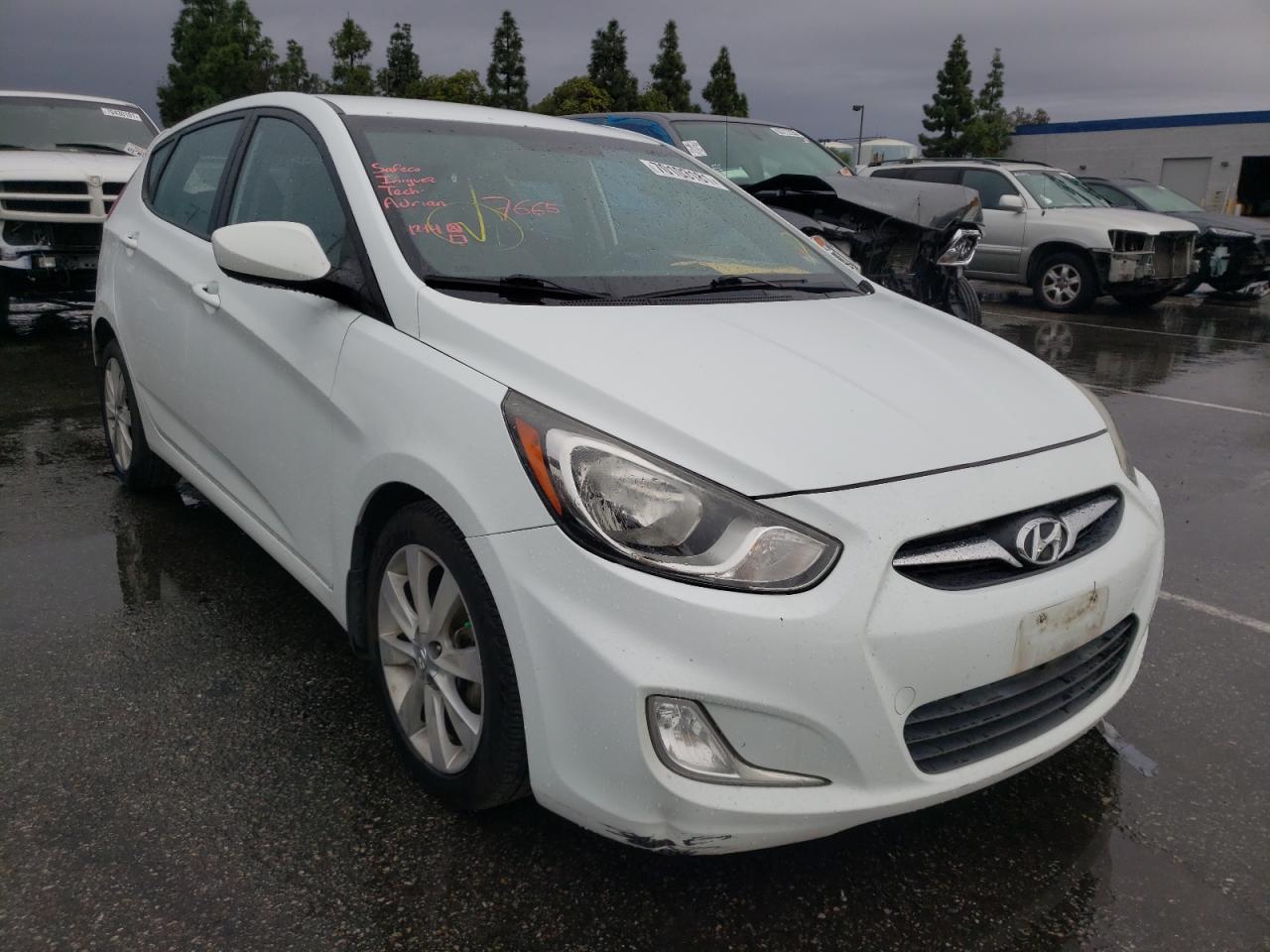 HYUNDAI ACCENT GLS 2012 with VIN KMHCU5AE7CU051934 - Photo from auction