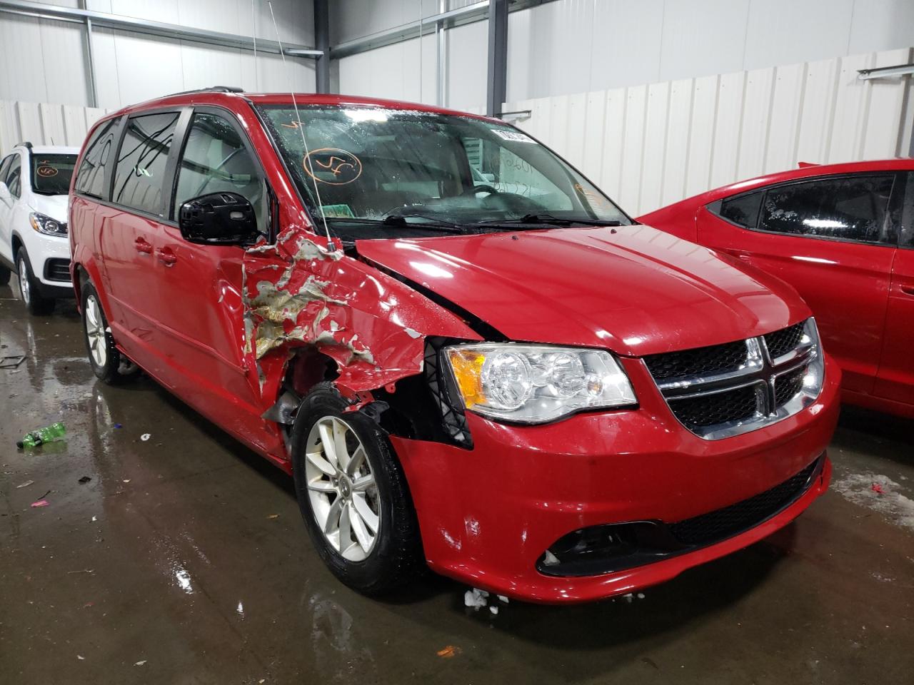 DODGE GRAND CARA 2014 with VIN 2C4RDGCG8ER347537 - Photo from auction