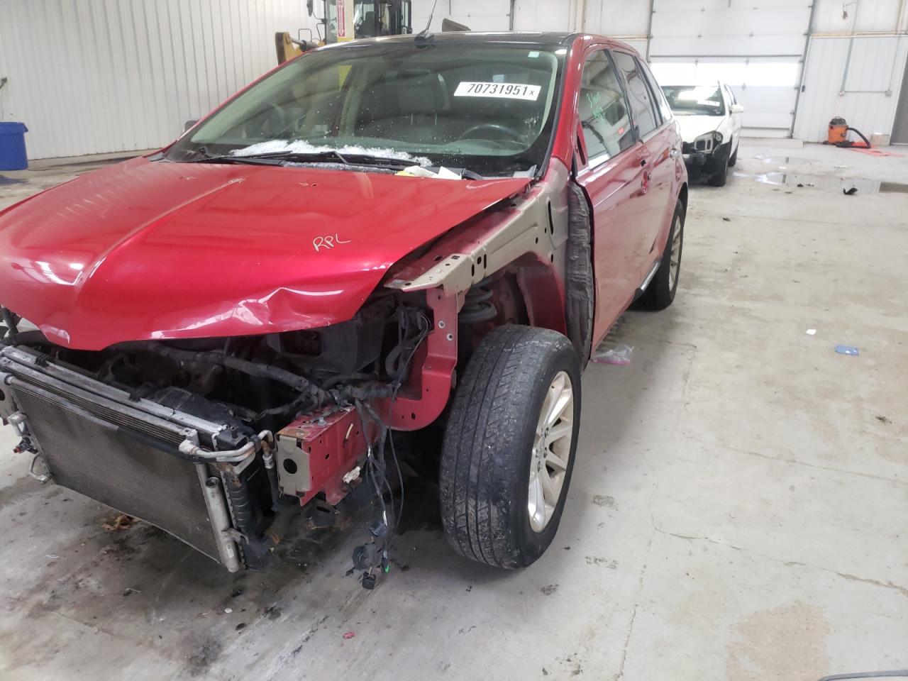 Photo 2 from auction – 2012 LINCOLN MKX with VIN 2LMDJ8JK3CBL12944