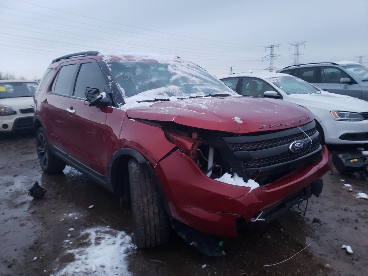 FORD EXPLORER S 2013 with VIN 1FM5K8GT6DGB29268 - Photo from auction