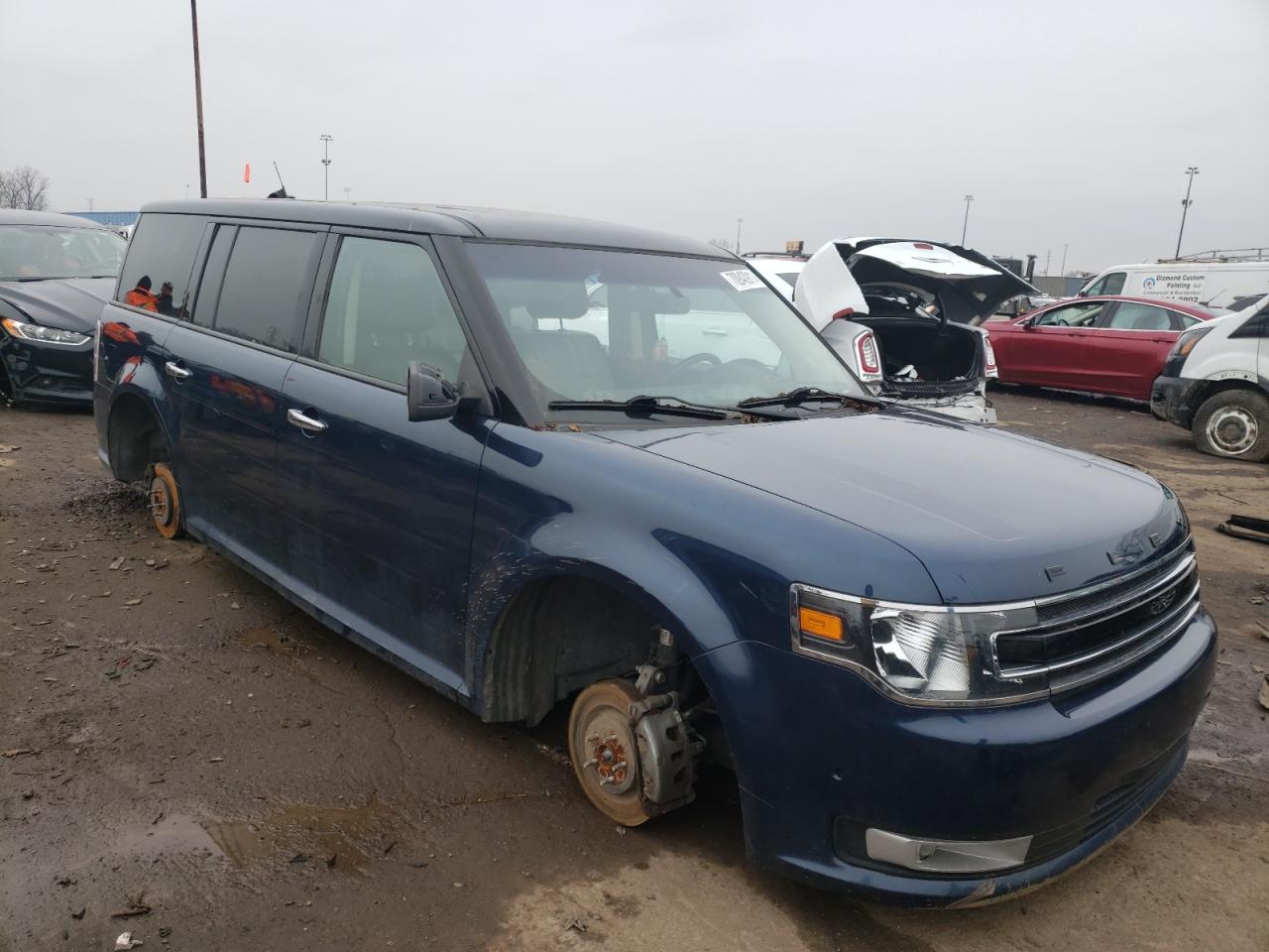 FORD FLEX SEL 2017 with VIN 2FMGK5C85HBA02209 - Photo from auction