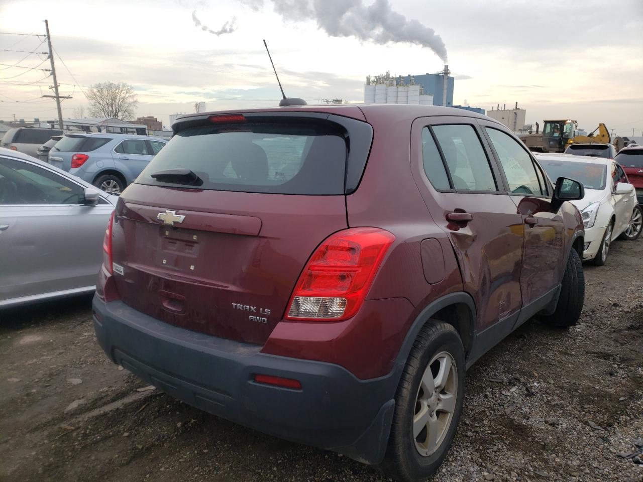 Photo 4 from auction – 2016 CHEVROLET TRAX LS with VIN 3GNCJNSB4GL262212