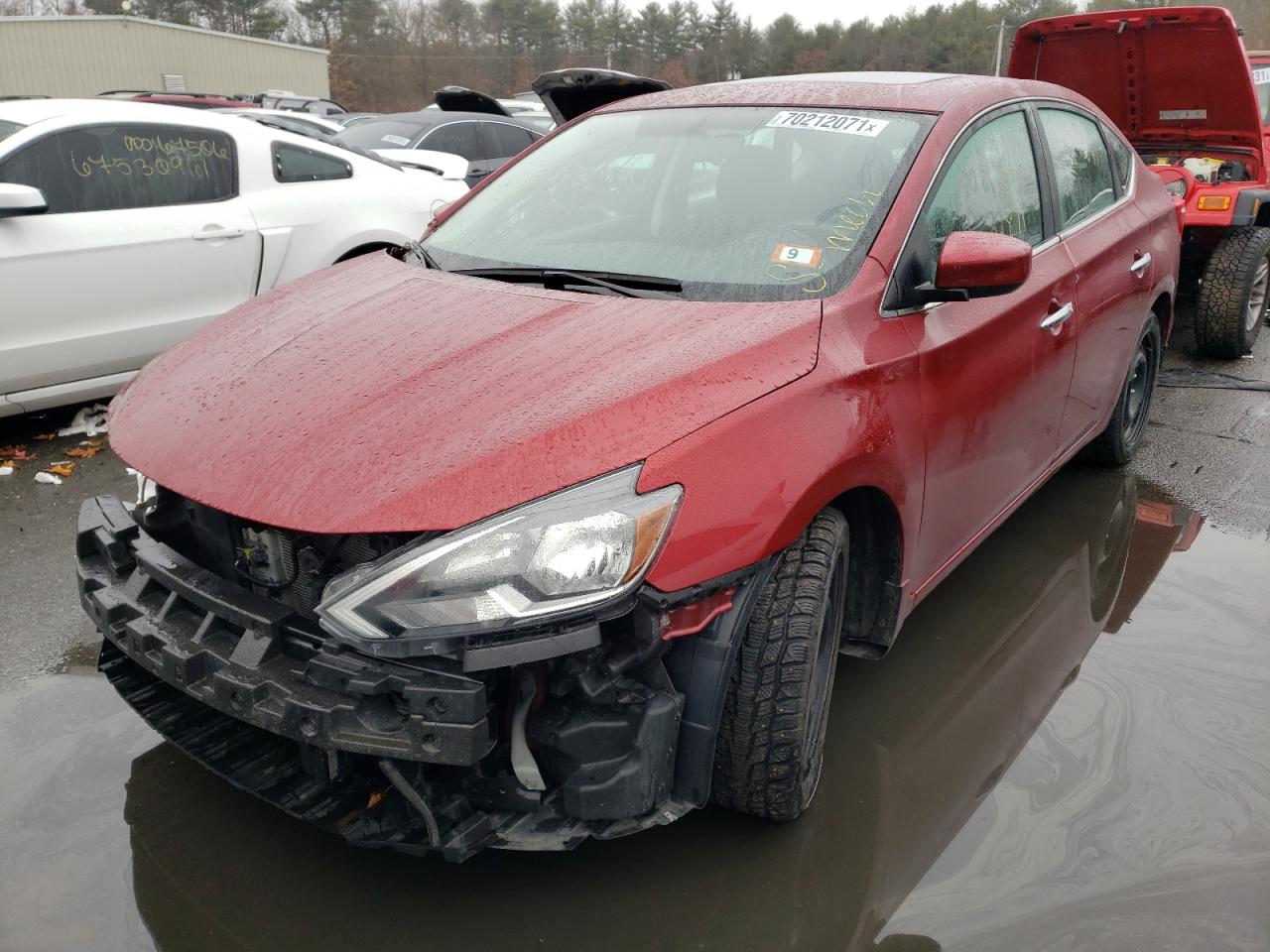 Photo 2 from auction – 2019 NISSAN SENTRA S with VIN 3N1AB7AP1KY408375