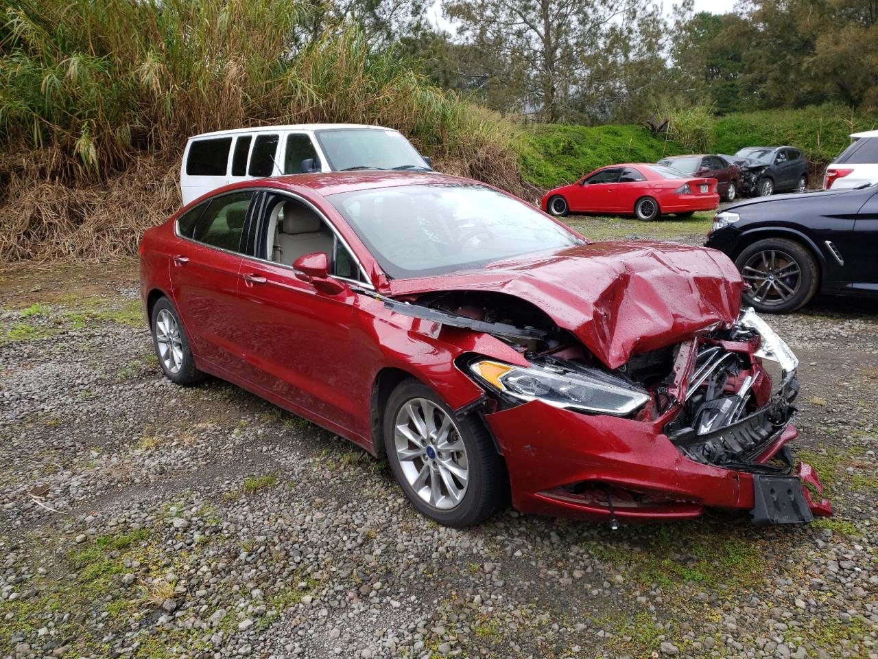 Photo 1 from auction – 2017 FORD FUSION SE with VIN 3FA6P0HDXHR336351