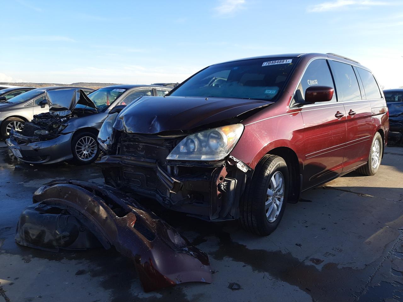Photo 2 from auction – 2008 HONDA ODYSSEY EX with VIN 5FNRL38658B401503