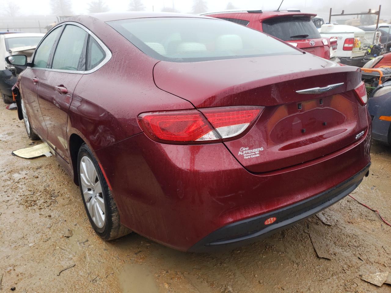 Photo 3 from auction – 2015 CHRYSLER 200 LX with VIN 1C3CCCFB4FN622308