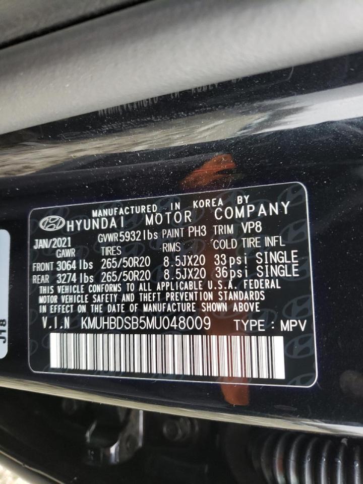 Photo 10 from auction – 2021 GENESIS GV80 BASE with VIN KMUHBDSB5MU048009