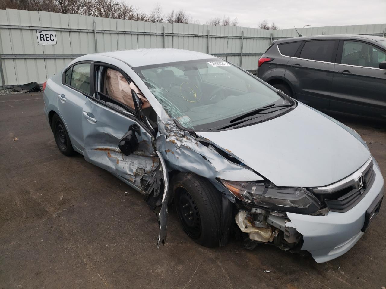 Photo 9 from auction – 2012 HONDA CIVIC LX with VIN 2HGFB2F51CH532586