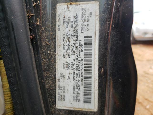 Photo 10 from auction – 2000 TOYOTA TACOMA with VIN 4TANL42N8YZ656009