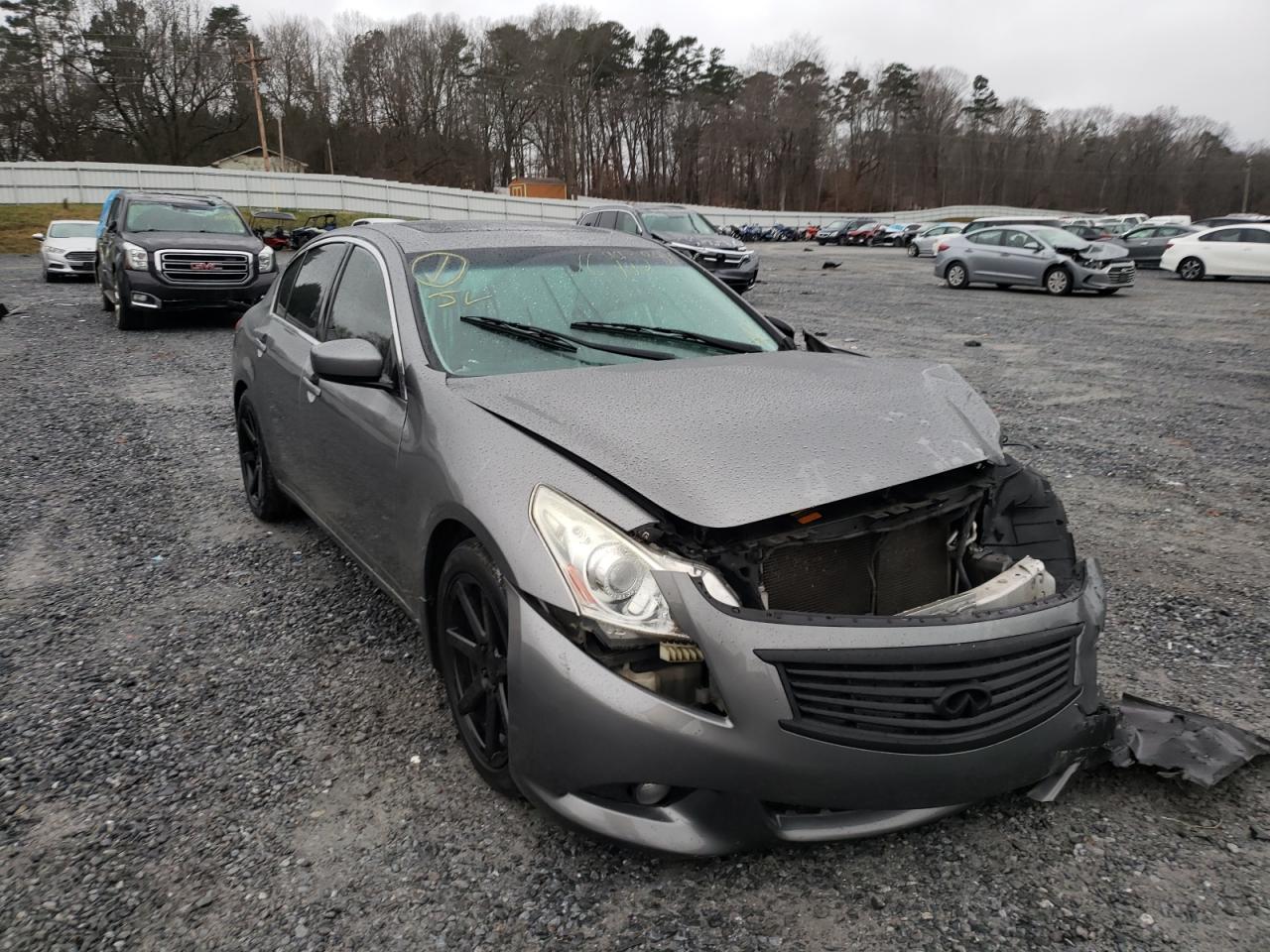 INFINITI G37 BASE 2012 with VIN JN1CV6AP0CM620618 - Photo from auction