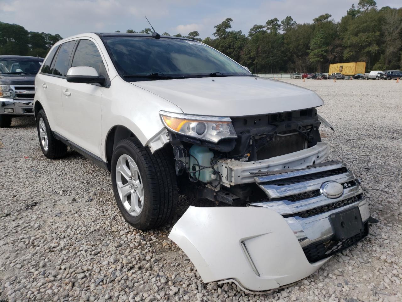 FORD EDGE SEL 2013 with VIN 2FMDK3JC8DBE37587 - Photo from auction