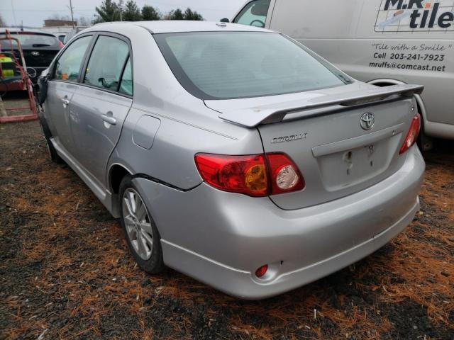 Photo 3 from auction – 2009 TOYOTA COROLLA BA with VIN 2T1BU40E79C151517