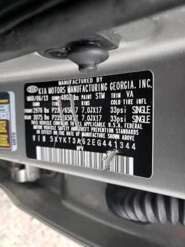 Photo 10 from auction – 2014 KIA SORENTO LX with VIN 5XYKT3A62EG441344