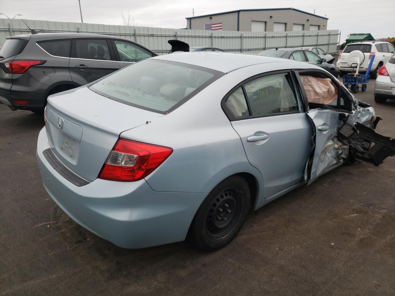 Photo 4 from auction – 2012 HONDA CIVIC LX with VIN 2HGFB2F51CH532586