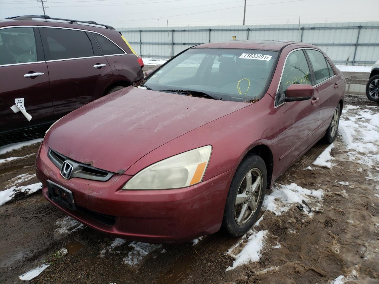 Photo 2 from auction – 2003 HONDA ACCORD EX with VIN 1HGCM55653A089561