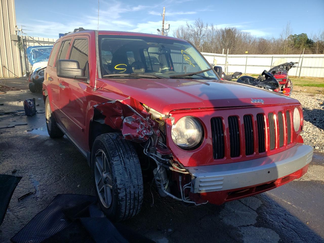 JEEP PATRIOT LI 2007 with VIN 1J8FT48W17D303883 - Photo from auction