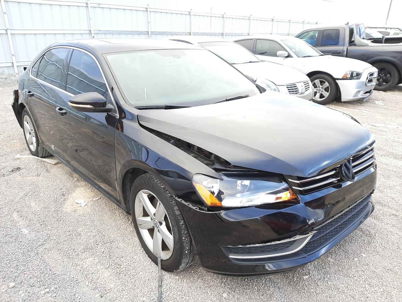 VOLKSWAGEN PASSAT SE 2012 with VIN 1VWBP7A33CC101443 - Photo from auction