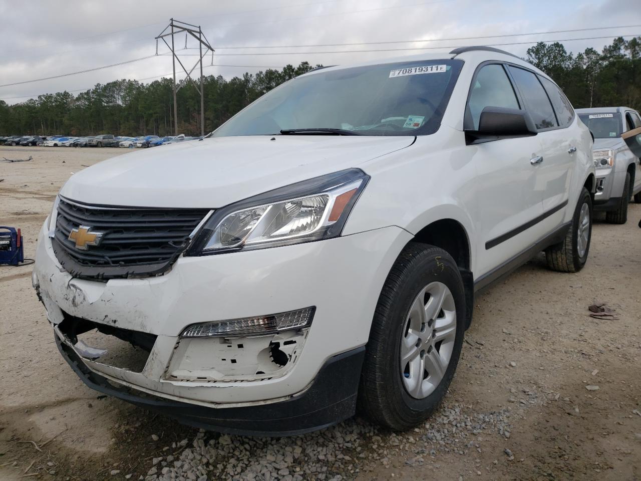 Photo 2 from auction – 2016 CHEVROLET TRAVERSE L with VIN 1GNKRFKD4GJ155390