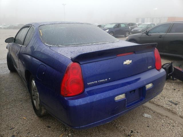 Photo 3 from auction – 2007 CHEVROLET MONTECARLO with VIN 2G1WK15K779368513