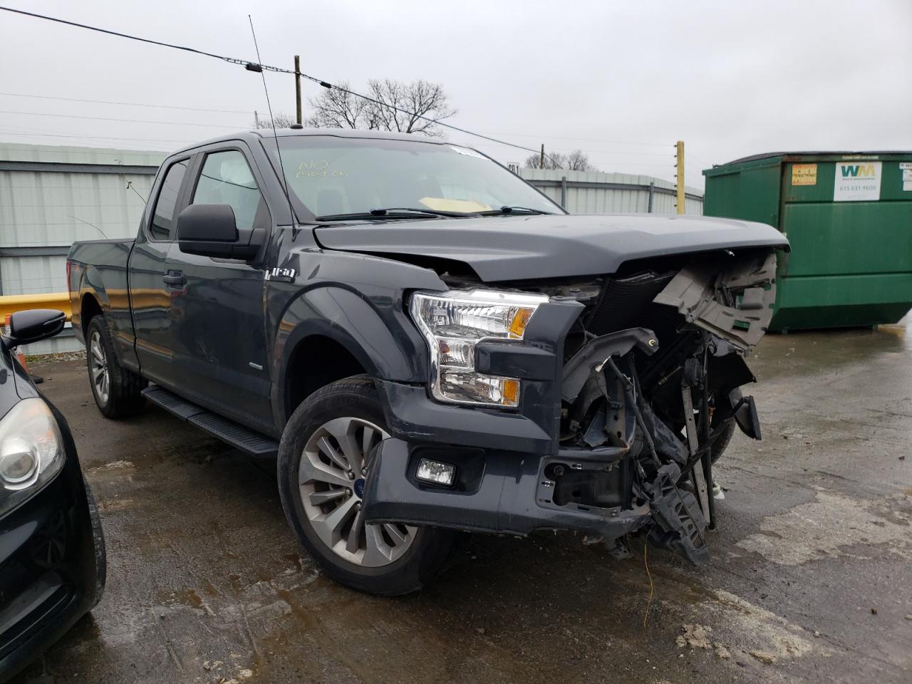 FORD F150 SUPER 2017 with VIN 1FTEX1CP6HKD30449 - Photo from auction