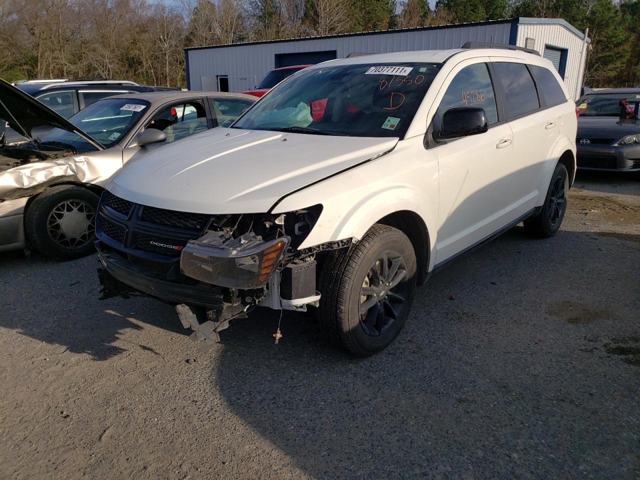 Photo 2 from auction – 2019 DODGE JOURNEY SE with VIN 3C4PDCBB8KT875500
