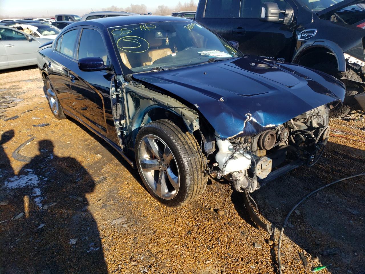 DODGE CHARGER R/ 2013 with VIN 2C3CDXCT6DH570753 - Photo from auction