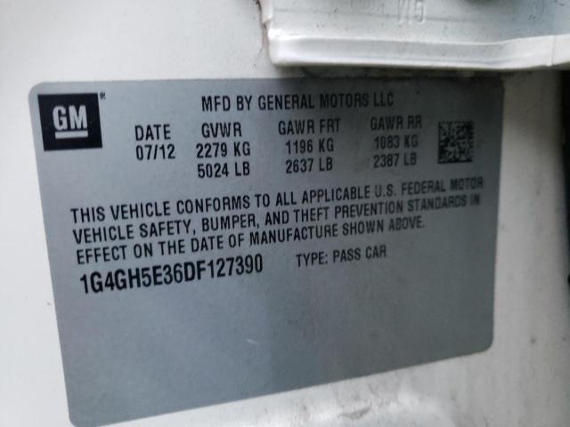 Photo 10 from auction – 2013 BUICK LACROSSE P with VIN 1G4GH5E36DF127390