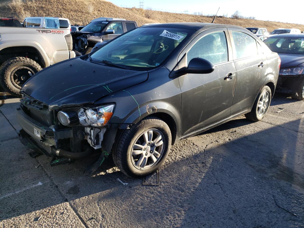 Photo 2 from auction – 2014 CHEVROLET SONIC LT with VIN 1G1JC5SB4E4134445