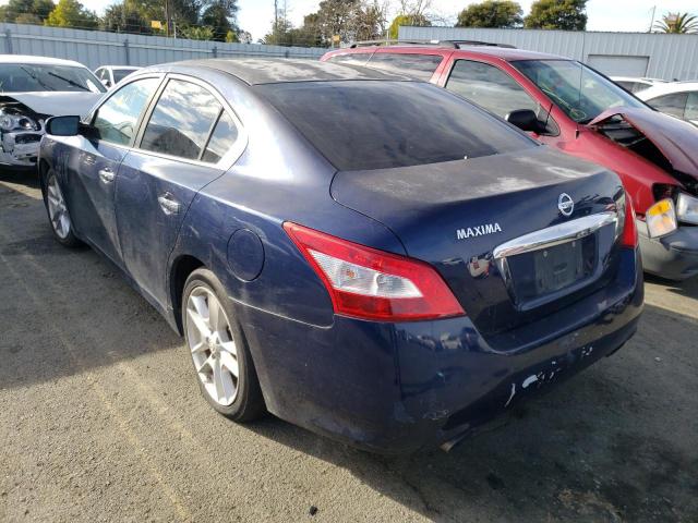 Photo 3 from auction – 2009 NISSAN MAXIMA S with VIN 1N4AA51E29C840095