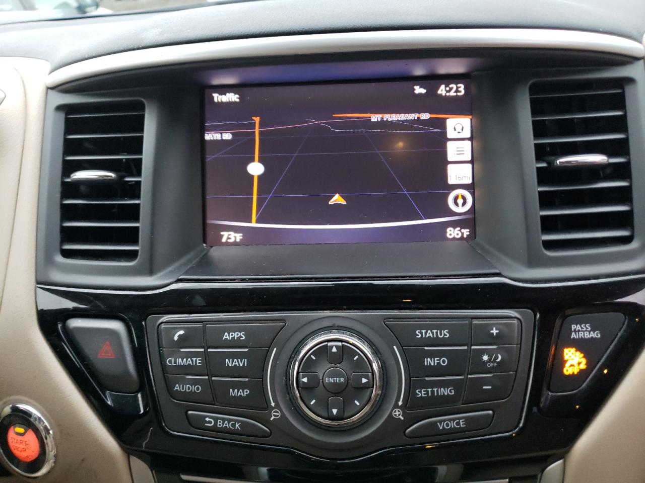 Photo 9 from auction – 2018 NISSAN PATHFINDER with VIN 5N1DR2MM5JC613517