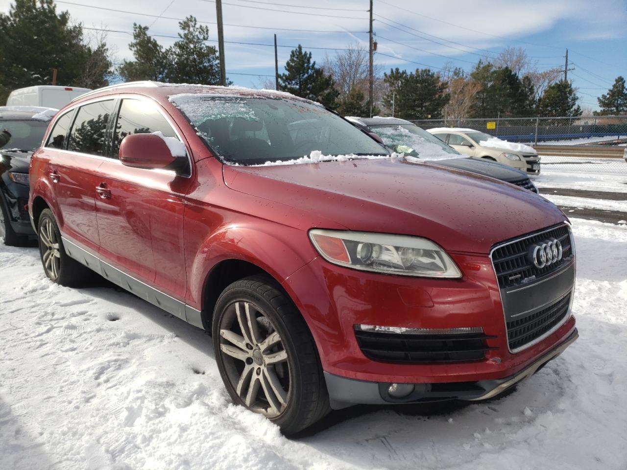 AUDI Q7 2007 with VIN WA1BY74L47D059211 - Photo from auction