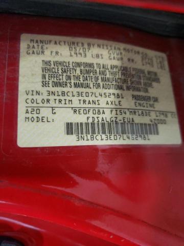 Photo 10 from auction – 2007 NISSAN VERSA S with VIN 3N1BC13E07L452981