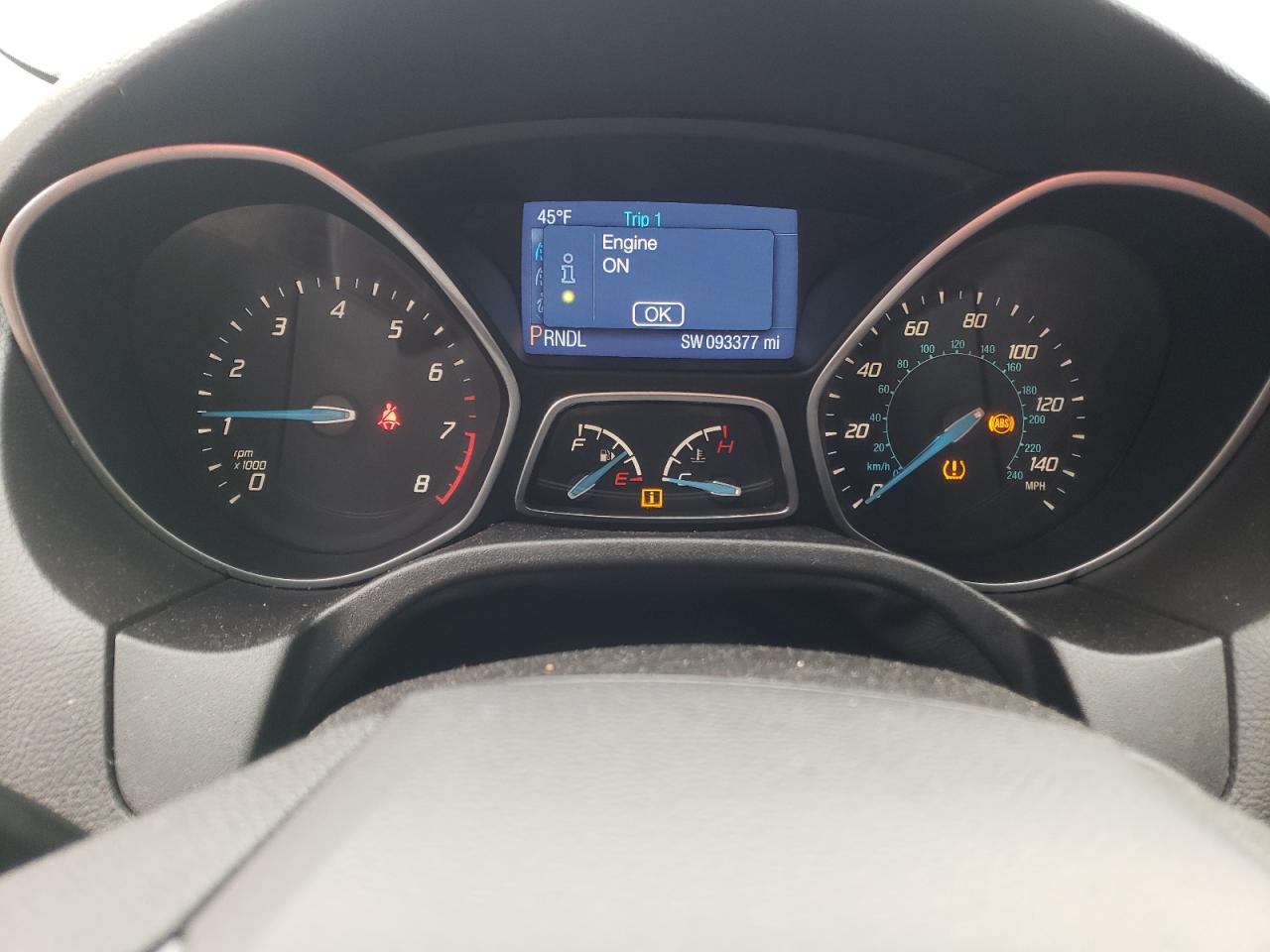 Photo 8 from auction – 2014 FORD FOCUS SE with VIN 1FADP3F25EL152181