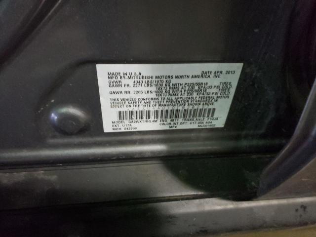 Photo 10 from auction – 2013 MITSUBISHI OUTLANDER with VIN 4A4AP4AU1DE020297