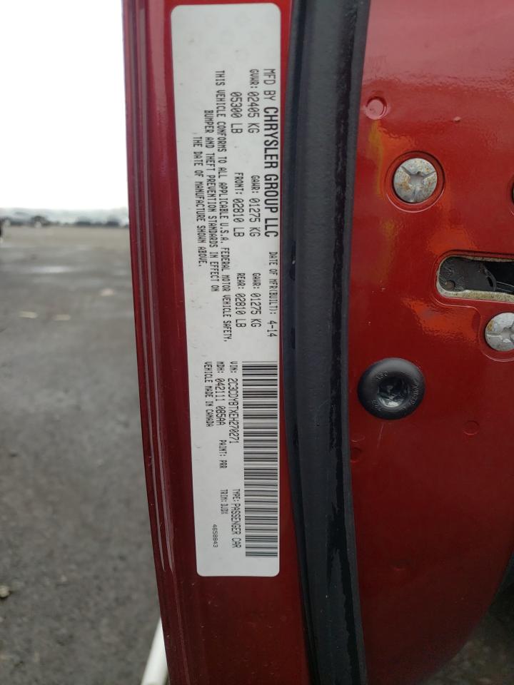 Photo 10 from auction – 2014 DODGE CHALLENGER with VIN 2C3CDYBTXEH270271