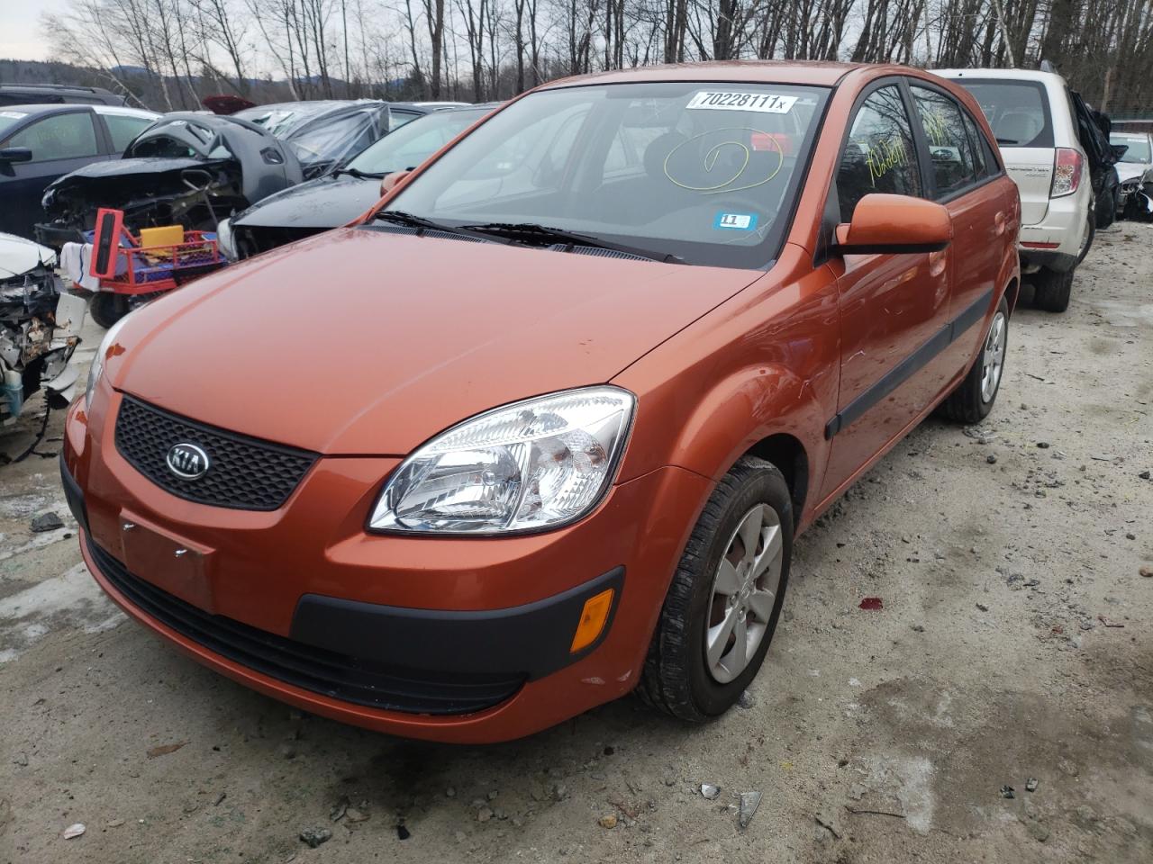 Photo 2 from auction – 2009 KIA RIO 5 SX with VIN KNADE243096544184