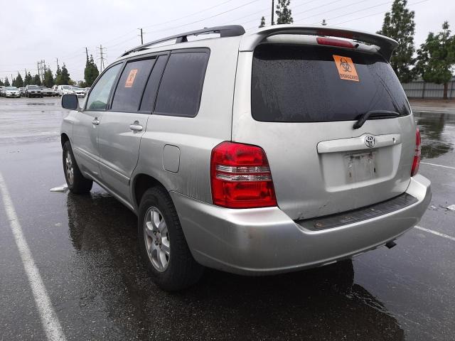 Photo 3 from auction – 2003 TOYOTA HIGHLANDER with VIN JTEGD21A630062959
