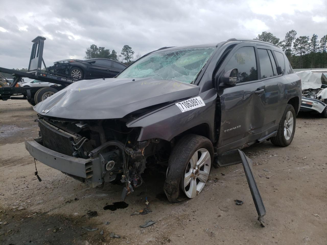Photo 2 from auction – 2017 JEEP COMPASS LA with VIN 1C4NJDEB0HD191122
