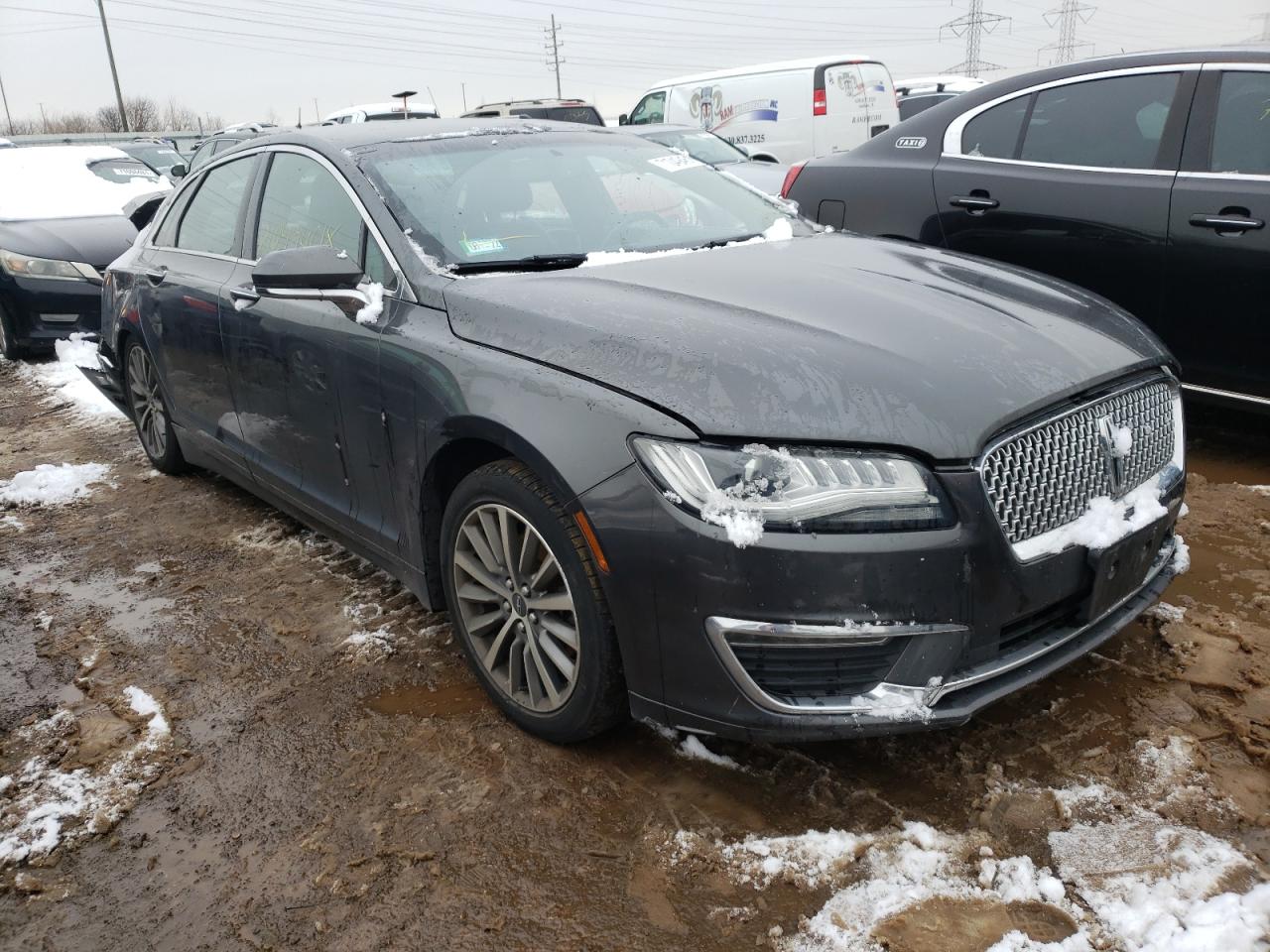 LINCOLN MKZ SELECT 2017 with VIN 3LN6L5C9XHR607989 - Photo from auction