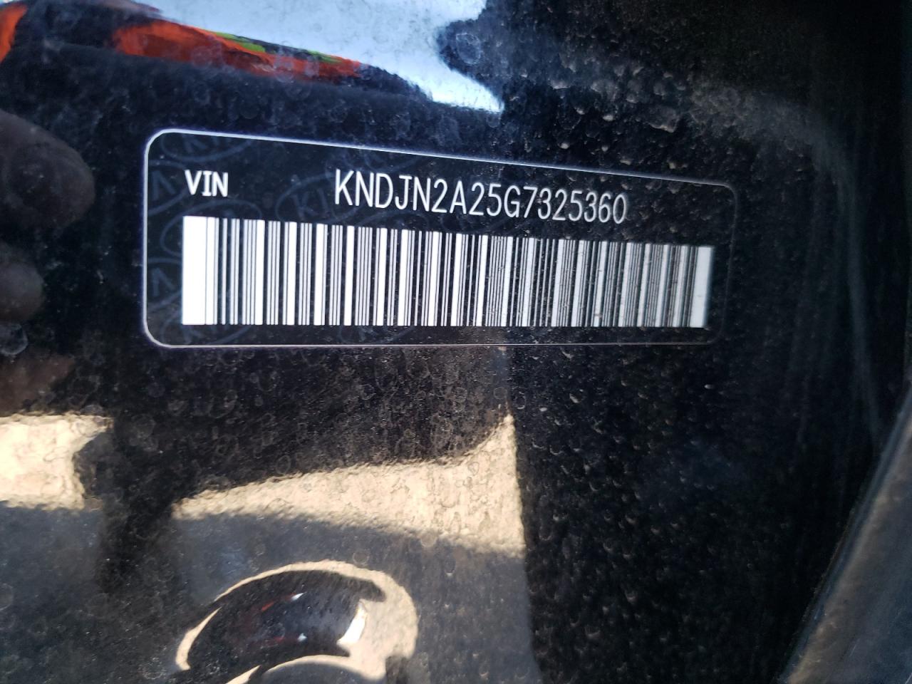 Photo 10 from auction – 2016 KIA SOUL with VIN KNDJN2A25G7325360