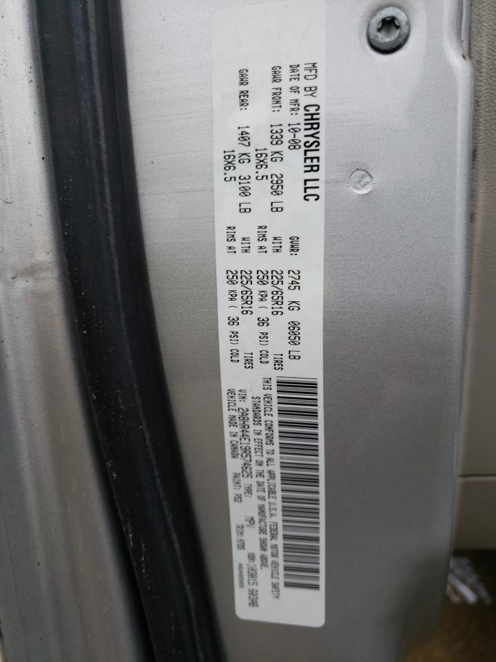 Photo 10 from auction – 2009 CHRYSLER TOWN & COU with VIN 2A8HR44E19R574625