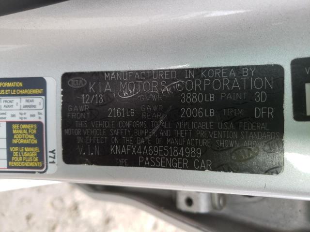 Photo 10 from auction – 2014 KIA FORTE LX with VIN KNAFX4A69E5184989