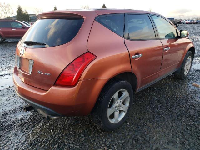 Photo 4 from auction – 2004 NISSAN MURANO SL with VIN JN8AZ08W24W319216